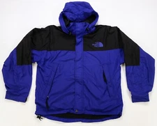 Rare Vintage THE NORTH FACE Spell Out Full Zip Hooded Mountain Jacket 90s TNF
