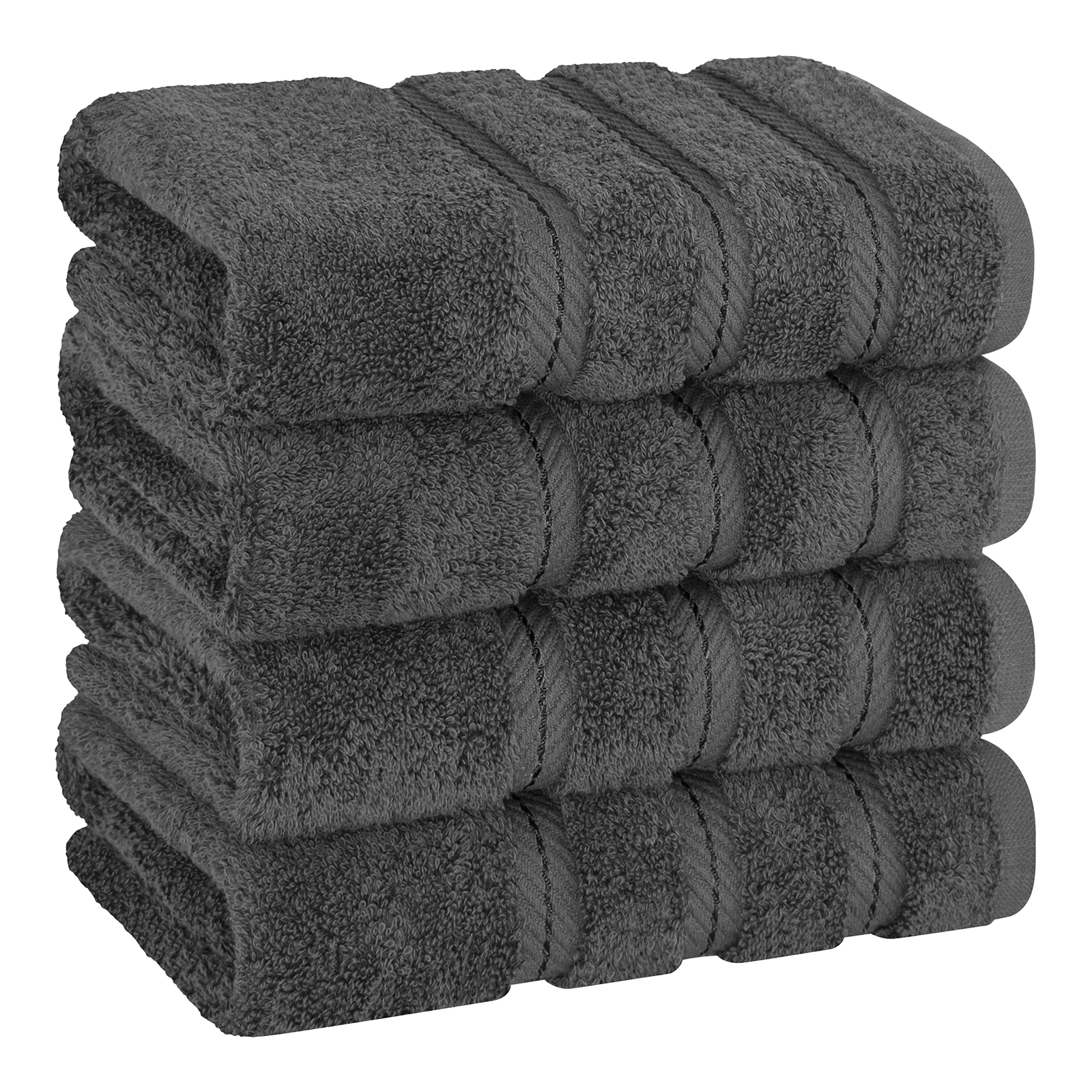 Luxury Hand Towels for Bathroom, 100% Cotton Turkish 4 Piece Hand Towel Set, ...