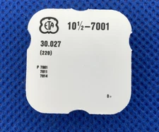 PESEUX 7001 Part # 220/787 Fourth Wheel. Sealed. New Old Stock 14L