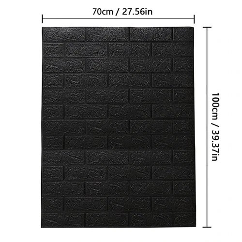 70Cm*10M 3D Brick Pattern Wall Sticker Self-Adhesive Panel Waterproof - Picture 36 of 55