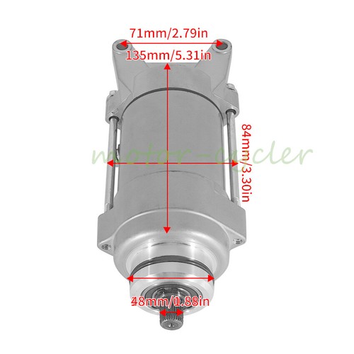 STARTER for Yamaha XV750K Virago 750 1983/ XV750J 1982 42X-81800-60 42X-81890-00 - Picture 10 of 10