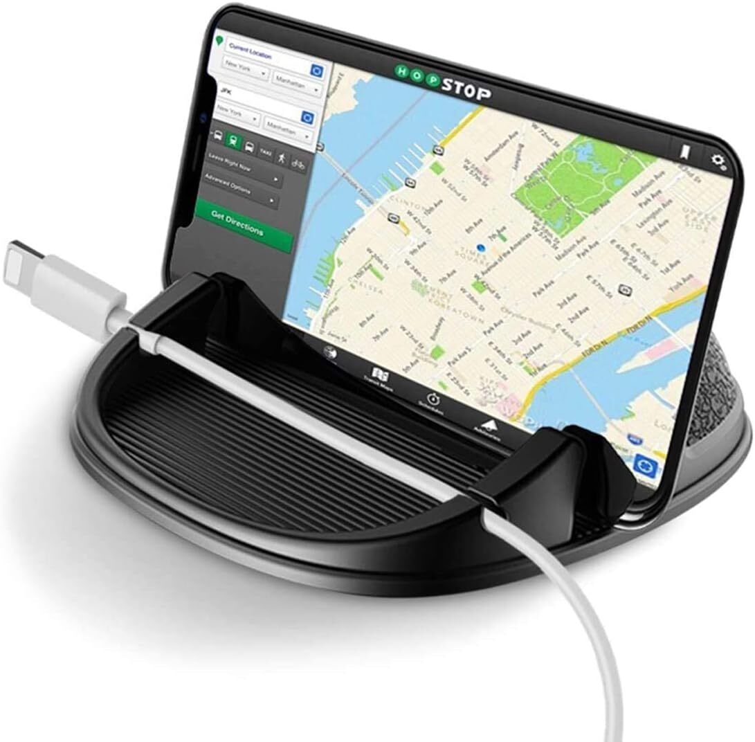 Car Phone Holder Car Phone Mount Cradle Silicone Phone Car Dashboard Car Pad-image