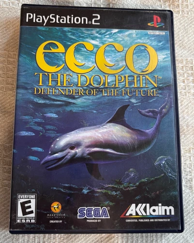 Ecco the Dolphin: Defender of the Future (Sony PlayStation 2, 2002) Working, CIB