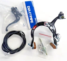 Dia-Compe Black  MX 1000 Sidepull Brake Caliper , Handle and Cable