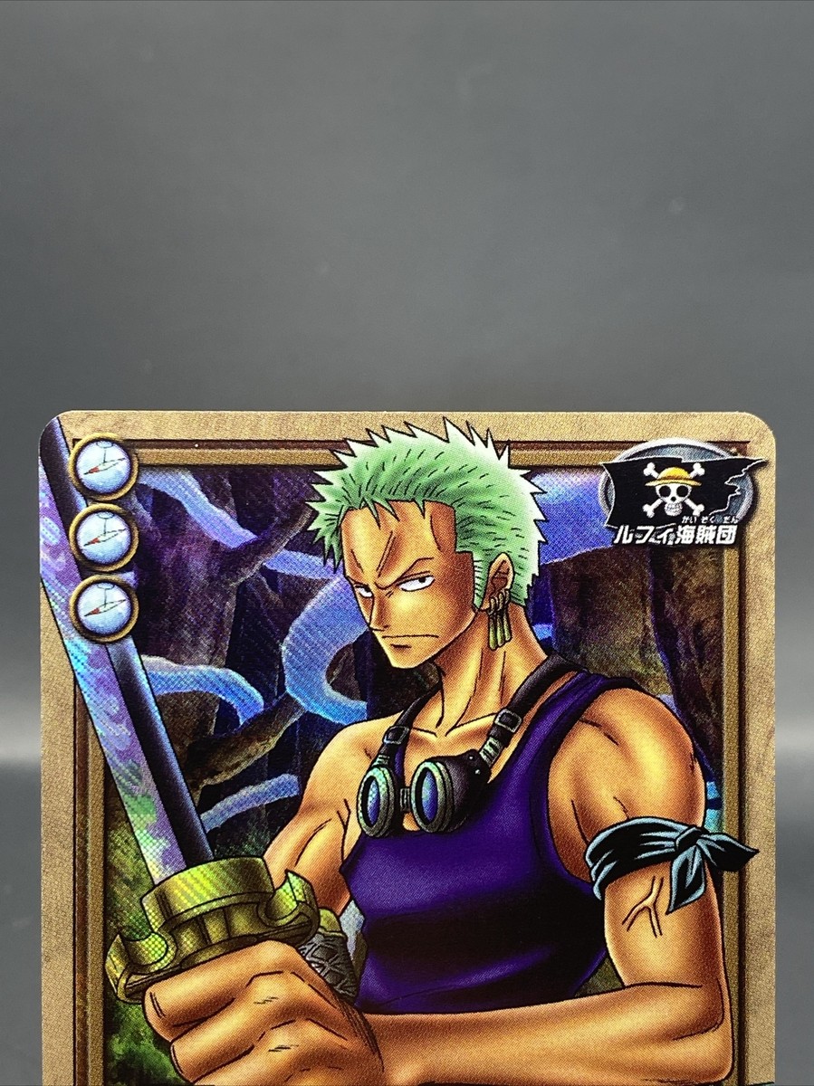 Roronoa Zoro One Piece Card Game Japanese Vintage SR Holo ES