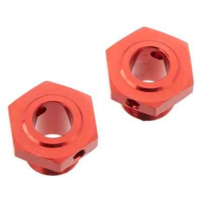ARRMA AR310447 Wheel Hex Aluminum 13.6mm Red (2) Typhon