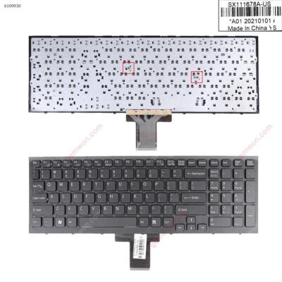 New Keyboard for SONY VPC-EB BLACK FRAME BLACK WIN8 US