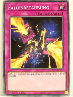 Yugioh - 1x #035 Fallenbetäubung - SDPL - Powercode Link Structure Deck