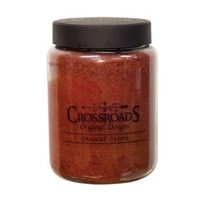 Crossroads Candle Jar 2 Wick Orange Clove 26oz.~ Home Decor