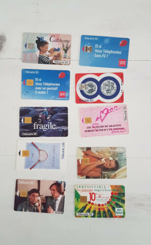 Lot of 10 telecards / telephone cards France - lot no. 6 - Picture 1 of 1