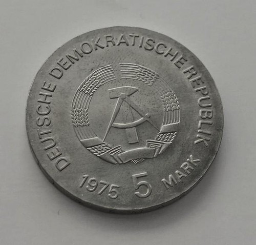 *1975 5MARK INTERNATIONALES JAHR DER FRAU -JÄGER 1558 Vz.plus - Bild 7 von 9
