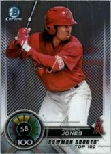 2018 Bowman Scouts Top 100 Prospects #BTP-58 Jahmai Jones Rookie Angels
