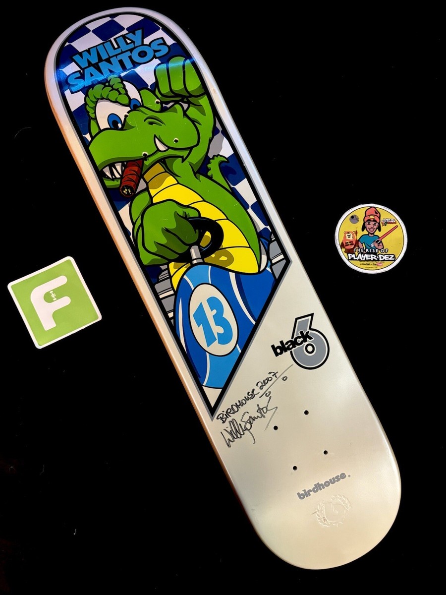 RARE SIGNED Willy Santos Heath Kirchart Tony Hawk Birdhouse