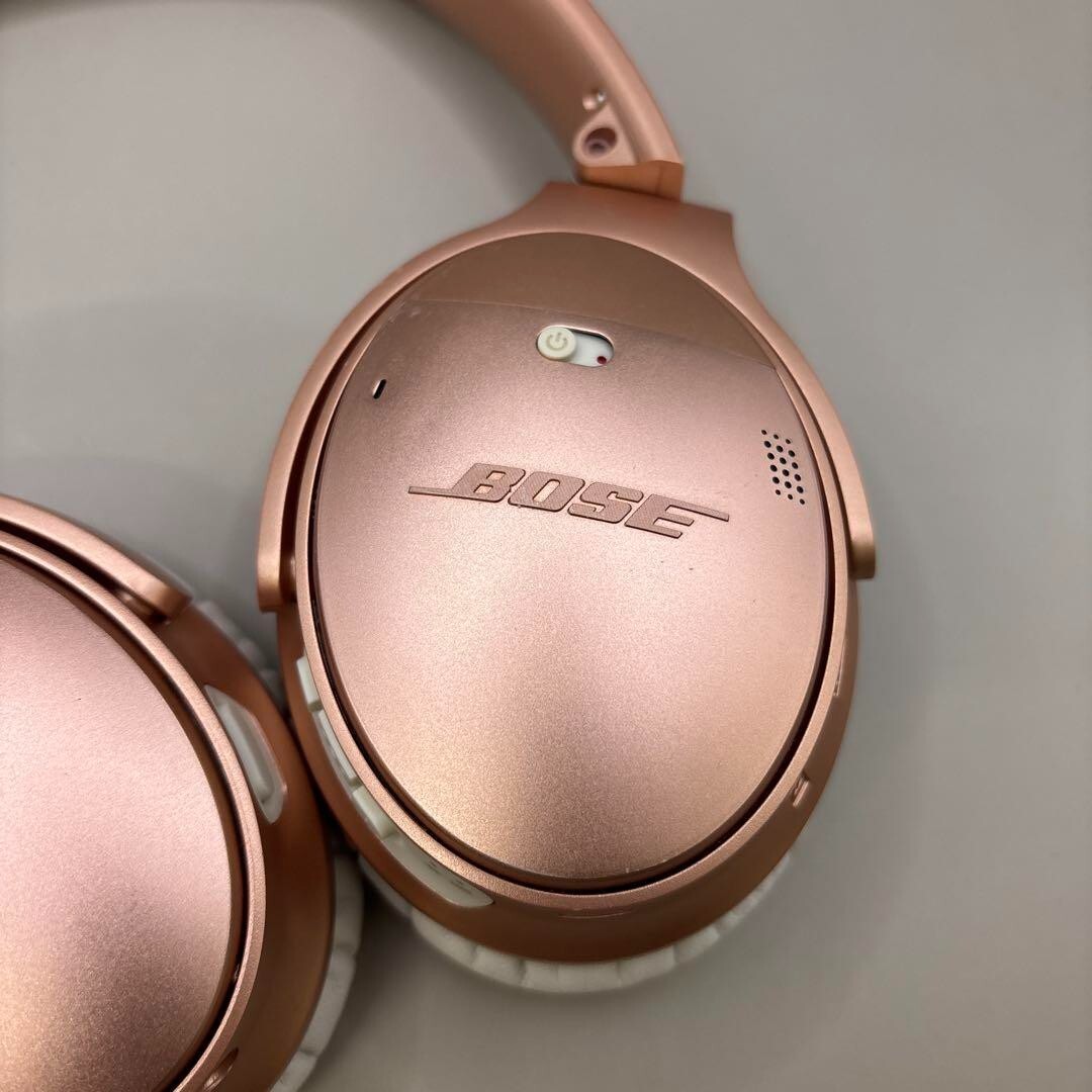 Bose QuietComfort 35 II Cancelling Headphones Rose Gold Pink Used