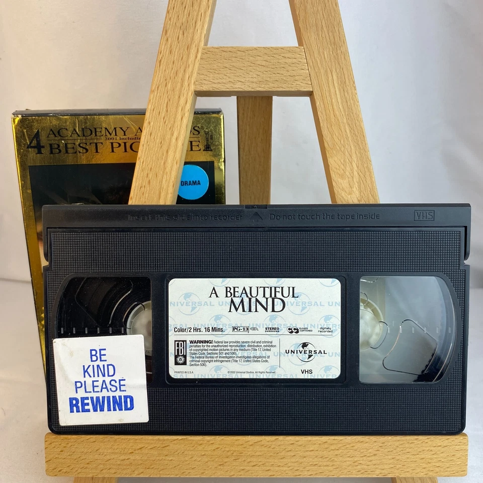 A Beautiful Mind VHS - Starring Russell Crowe - Image 3 of 4