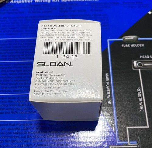 NEW SLOAN 2XU13 TRIPLE SEAL REPAIR KIT FOR ROYAL REGAL CROWN II Kit Kit Of 11 - Picture 2 of 2