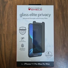 New Invisible Shield Glass Privacy Screen Protector iPhone 11 Pro Max/XS Max