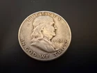 1951 S FRANKLIN HALF DOLLAR San Francisco MINT  VG COND 90% Silver!