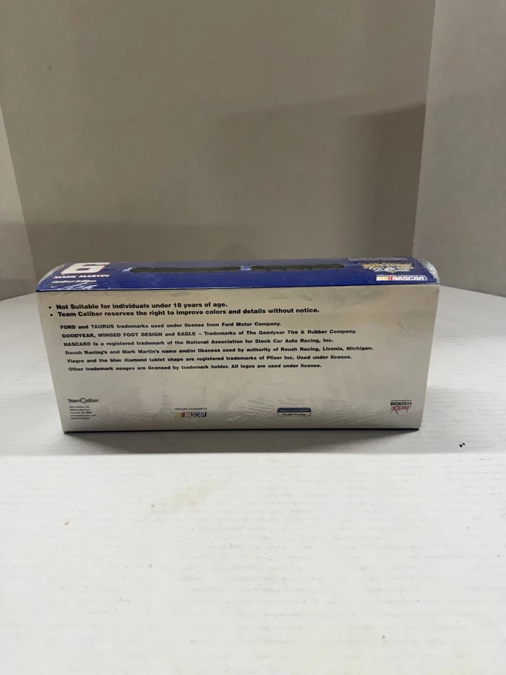 РЕДКАЯ МАРК МАРТИН 2005 VIAGRA СИНИЙ 1/24 КОМАНДЫ КАЛИБРА ВЛАДЕЛЬЦА ЛИТОЙ FORD TAURUS - Изображение 3 из 4