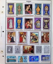 Hungary Collection On Album Pages 1970-1975 Highly Complete