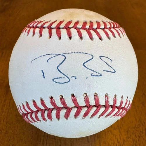 Barry Bonds Signed Autographed National League Baseball Ball JSA COA Toning