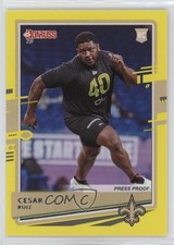 2020 Panini Donruss Rookie Dollar Tree Press Proof Yellow Cesar Ruiz #281 05v0