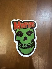 The Misfits Sticker Green Red Decal Iconic Punk Band Skull Logo for Laptops New 