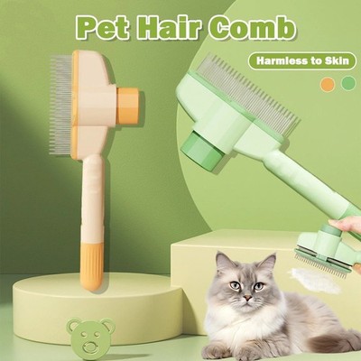 Pet Hair Comb Stainless Steel Flea Lice Grooming Brush Cat Dog