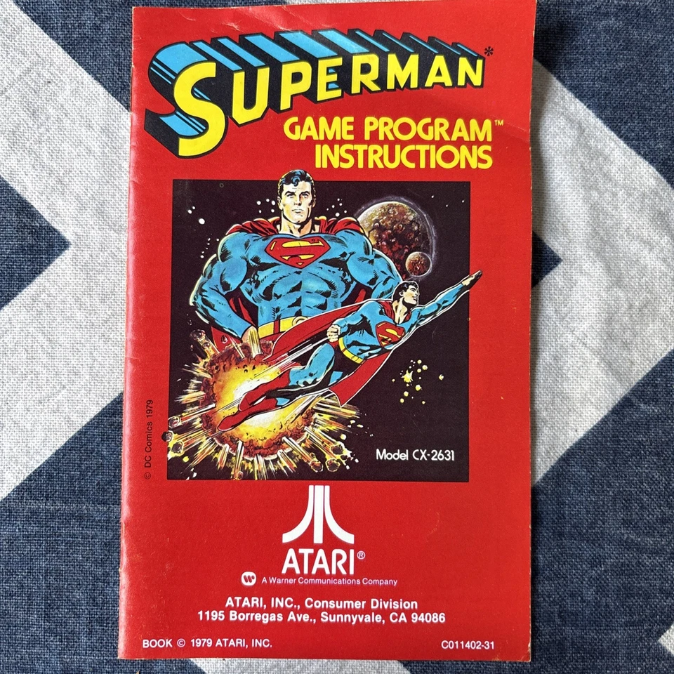 Videojuego Atari 2600 Superman Edición Especial Completo En Caja con Manual Foto 4 de 4