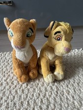 Disneyland Paris Simba & Nala Soft Toys Lion King 10&rdquo;