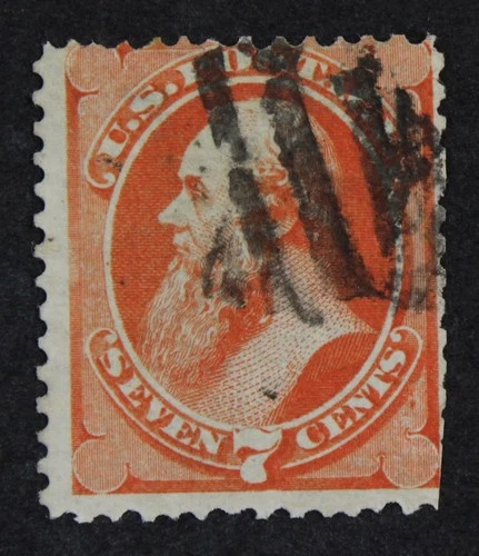 CKStamps: US Stamps Collection Scott#160 7c Used CV$100