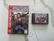 Vintage Virtua Fighter 2 Sega Genesis Box Tested Video Game