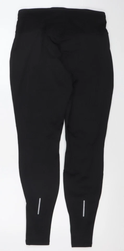 Asics Womens Black Slim Fit Reflective Running Leggings Size L - Image 3 of 4