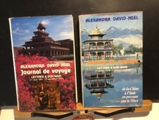 JOURNAL DE VOYAGE DAVID NEEL LETTRES À SON MARI France Loisirs 2 tomes ABE 1981