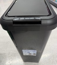 Black Swing and Lift Kitchen Bin 45L Waste Rubbish Recycling Dustbin