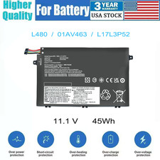 01AV463 L17M3P5 Laptop Battery For Lenovo ThinkPad E480 E485 E495 E580 Series US