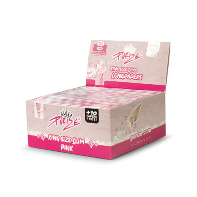 PURIZE Papers King Size Slim Pink Rollingpaper KSS | 50er Box