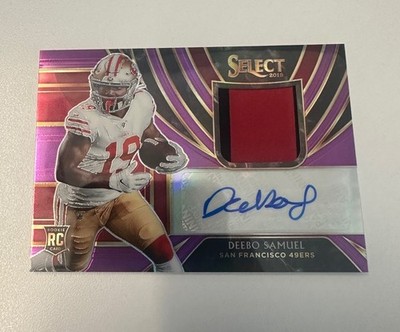 2019 Panini Select - Rookie Signature Memorabilia Deebo Samuel #RM-DS /49