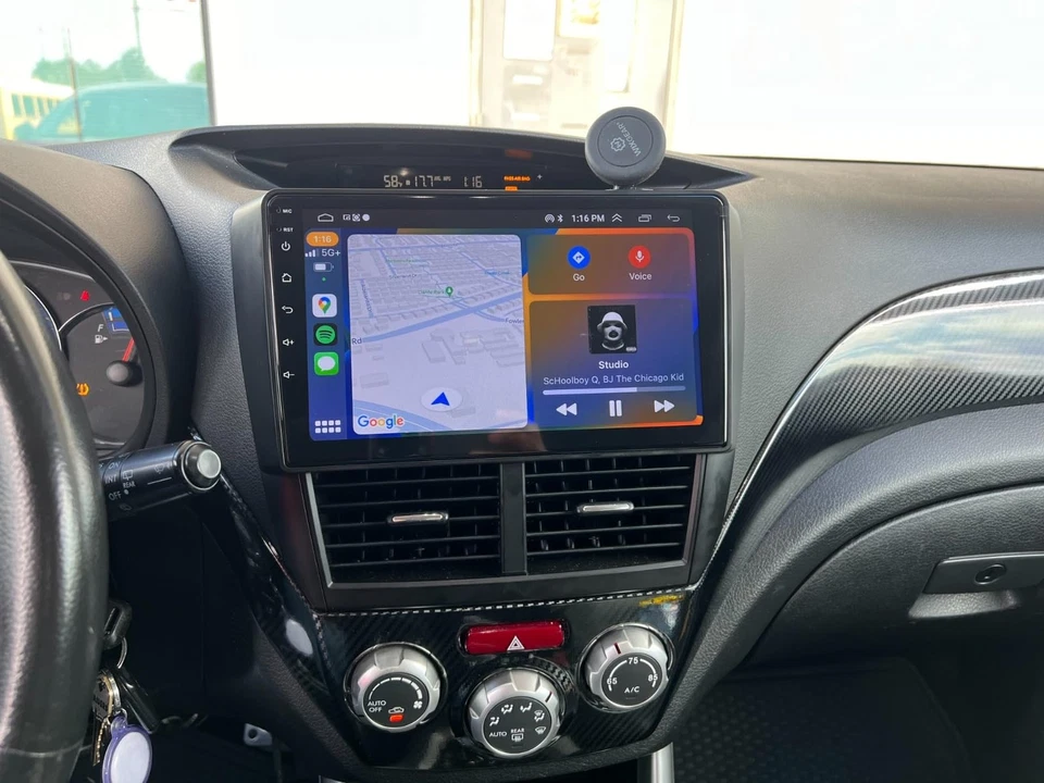 For Subaru Forester 09-13 Impreza 08-11 Android12 Apple CarPlay Car Radio Stereo Foto 3 de 4