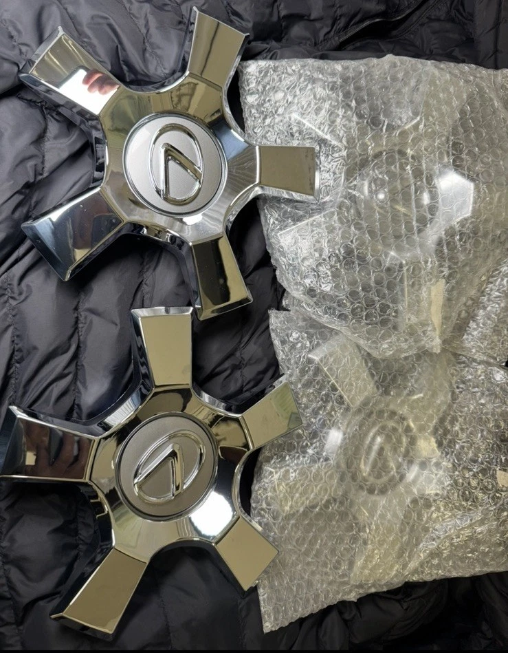 LEXUS 17-20 LX570 CROMO LLANTA CENTRAL TAPACUBOS CUBIERTA 4260B-60440 Juego 4 Foto 2 de 4