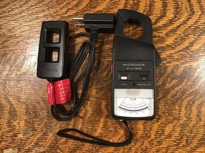Micronta AC V-A Clamp METER 22-161 W/ Inductive Pick Up Multiplier S2