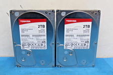 QTY-2 TOSHIBA 2TB HIGH-PERFORMANCE P300 HDWD120UZS VA SATA III 3.5" HDD T9-A14
