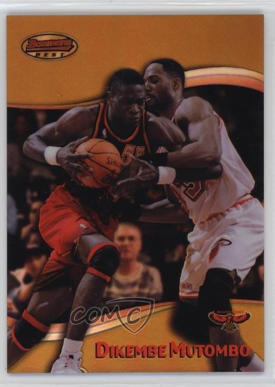 1998-99 Bowman's Best Refractor 193/400 Dikembe Mutombo #2 HOF 0v0