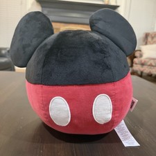 Pottery Barn Kids Disney Mickey Mouse Shaped Pillow Decor Plush Plushie