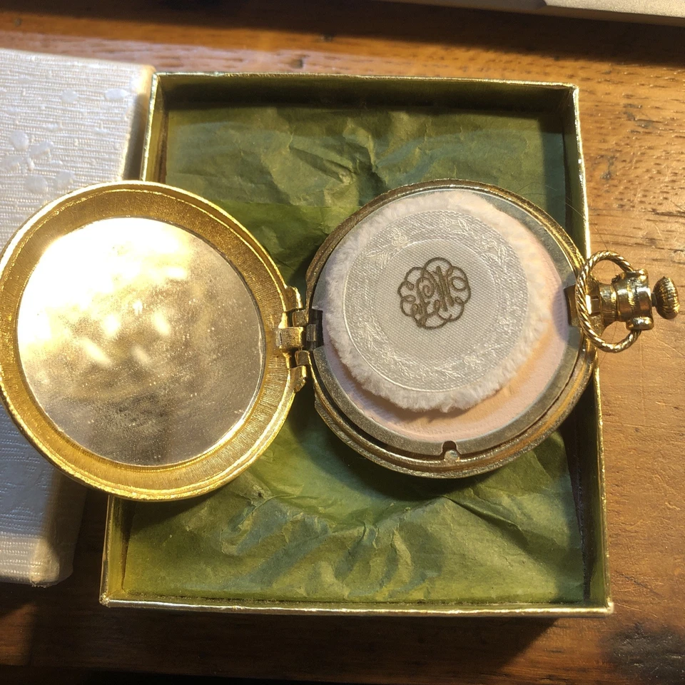 Vintage Max Factor Afrodita Compacto Nuevo en Paquete ¡Nuevo! Sin usar Foto 4 de 4