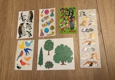 Vintage Misc. Sticker Lot Hambly, Mrs. Grossman s, Stickopotamus