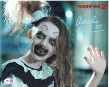 Amelie McLain signed 8x10 Photo Little Pale Girl Terrifier 2 JSA