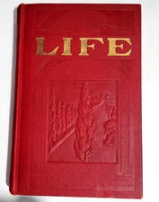 LIFE 1929 by J F RUTHERFORD JEHOVAH WATCHTOWER  VERY NICE CONDITION