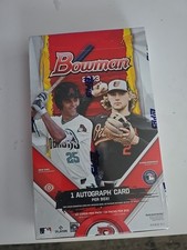 2023 Bowman Baseball HOBBY BOX 1 Autograph Factory Sealed 