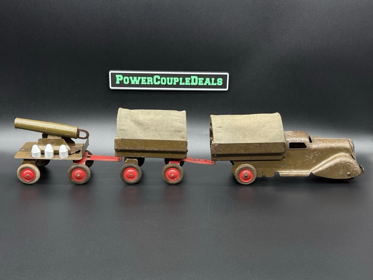 Marx Army Toys In Vintage Manufacture Diecast Cars, Trucks & Vans